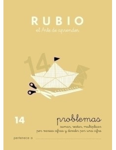 RUBIO CUADERNO DE PROBLEMAS Nº 14 - Pack de 10 unidades P14